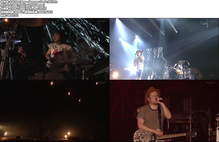 Fall Out Boy Summer Sonic 19 Hdtv 1080p 1 21g 哆咪影音